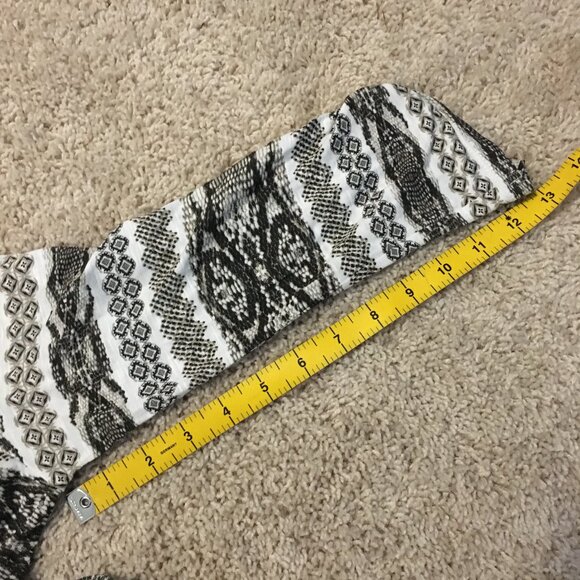 Olsen Europe Reptile Scale Print Tuckwork Jersey Tunic Top - Picture 15 of 15